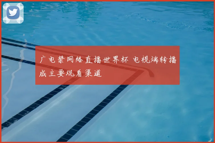 广电禁网络直播世界杯 电视端转播成主要观看渠道