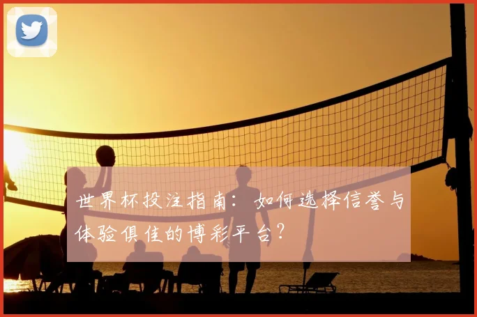 世界杯投注指南：如何选择信誉与体验俱佳的博彩平台？