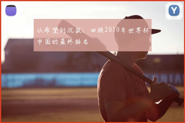 从希望到沉寂：回顾2010年世界杯中国的最终排名
